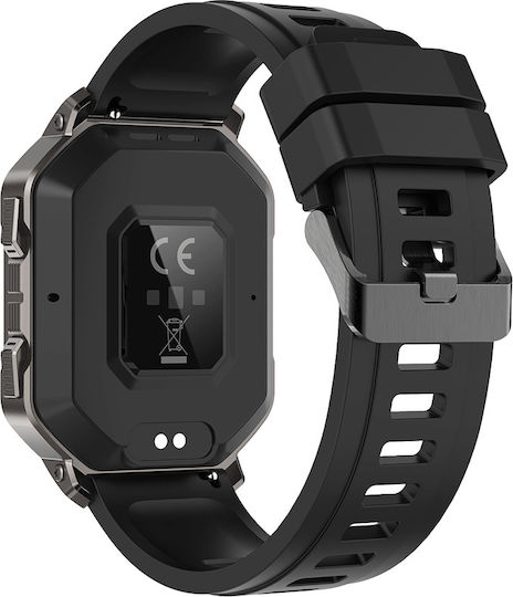 DAS.4 SG35 Smartwatch with Heart Rate Monitor (Black)