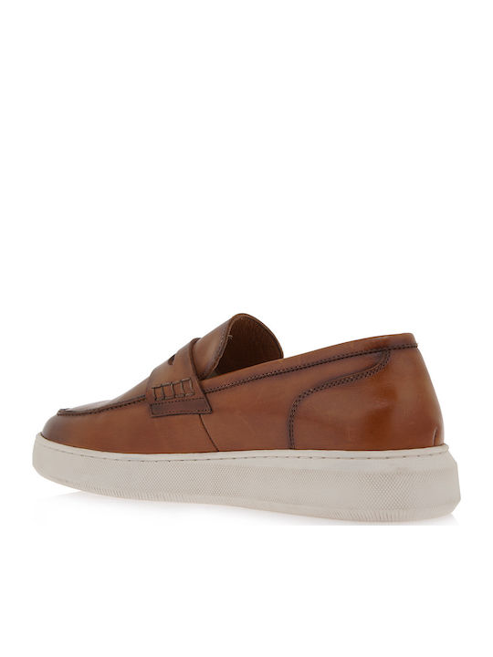 Δερμάτινα Ανδρικά Loafers Tan Cow Sara