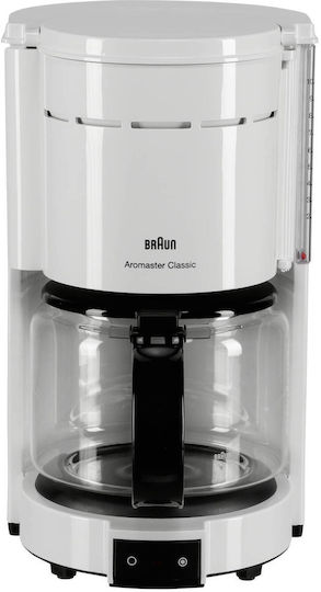 Braun KF 47/1 0X13211004 Mașină de cafea cu filtru 1000W Alb