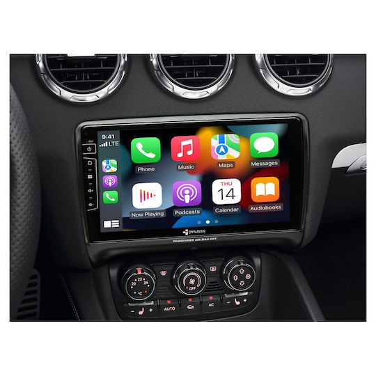 Dynavin Car Audio System for Audi TT (8J) / TT Jeep Compass 8J 2008-2014 (Bluetooth/USB/WiFi/GPS/Apple-Carplay/Android-Auto) with Touch Screen 9"