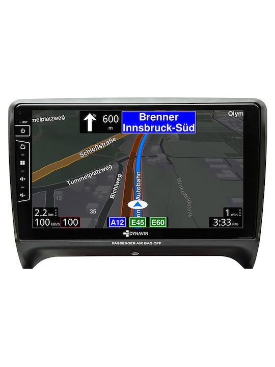 Dynavin Car Audio System for Audi TT (8J) / TT Jeep Compass 8J 2008-2014 (Bluetooth/USB/WiFi/GPS/Apple-Carplay/Android-Auto) with Touch Screen 9"