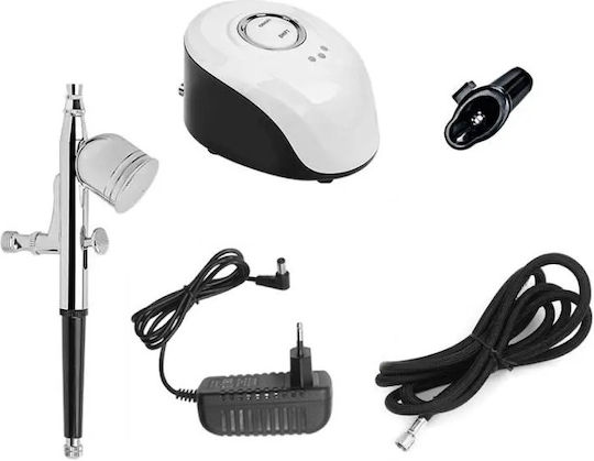 Αερογράφος Νυχιών Mini Air Compressor 19B White