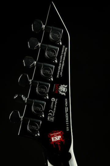 ESP LTD KH-WZ White Zombie Electric Guitar Stratocaster with HH Pickup Configuration Black
