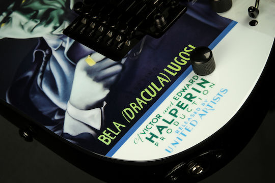 ESP LTD KH-WZ White Zombie Electric Guitar Stratocaster with HH Pickup Configuration Black