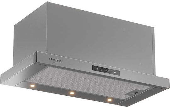 Davoline Ios Pro 60 Sliding Vent Hood 60cm Inox
