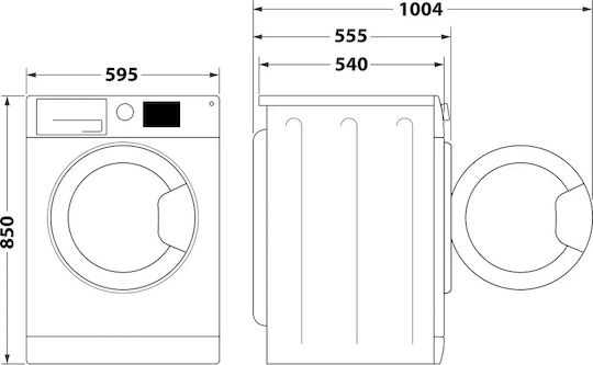 Indesit Mașină de spălat cu uscător 7kg/6kg Cu aburi 1400 Rotiri cu Wi-Fi