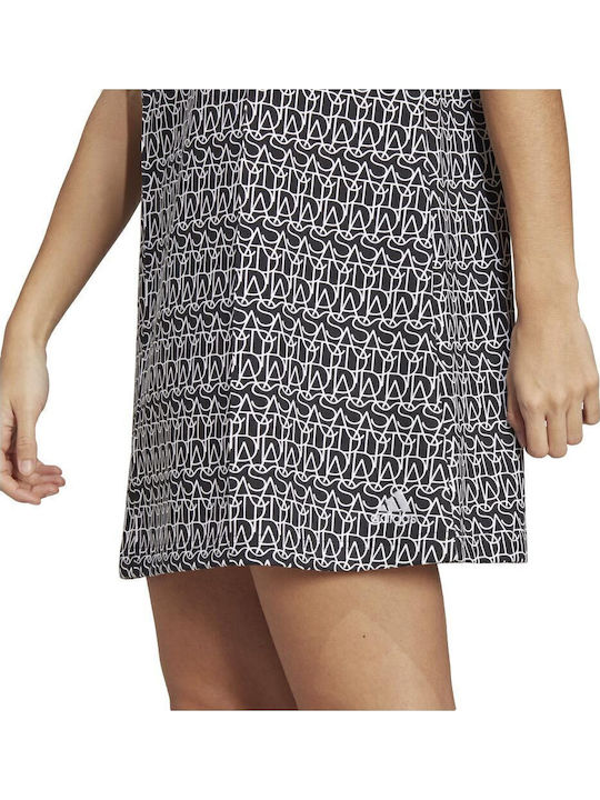 Sommer Mini Sportliches Damenkleid Kurzärmelig Marineblau