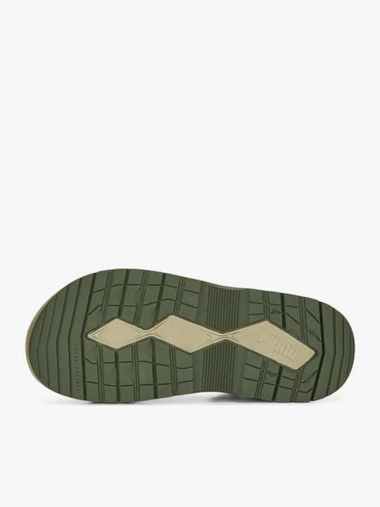 Herrensandalen in Grün Farbe