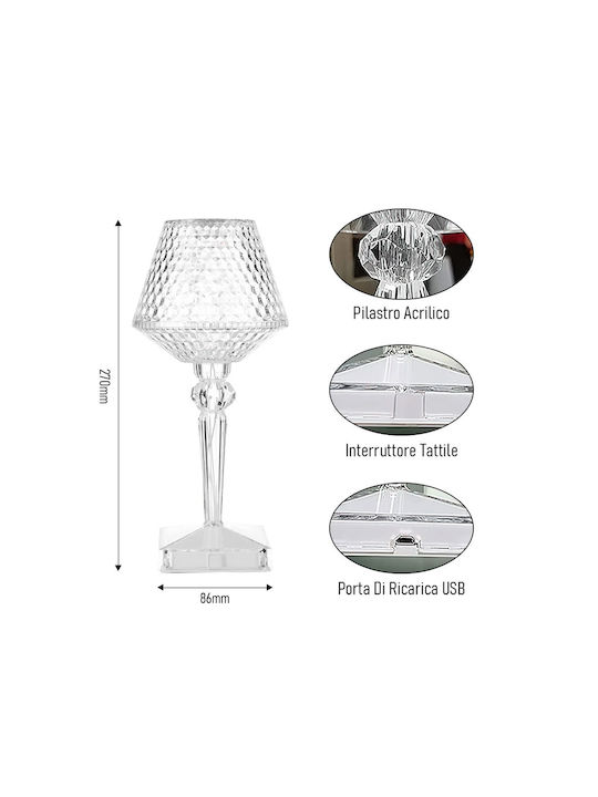 Διακοσμητικό Φωτιστικό RZ-122 LED RGB 27x8.5εκ.