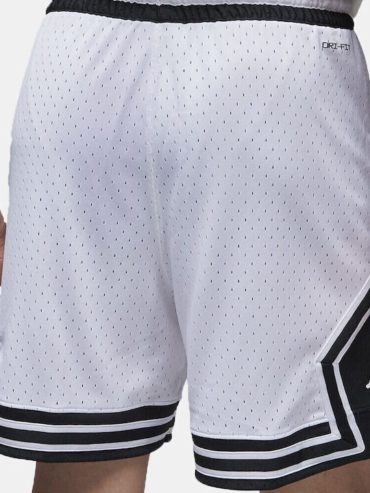 DIAMOND Αθλητική Ανδρική Βερμούδα Dri-Fit Σετ Λευκή