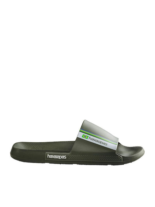 Brasil Herren Slides Khaki