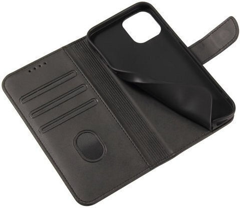 Hurtel Magnet Wallet Δερματίνης Black (TCL 30 / 30+ / 30 5G)