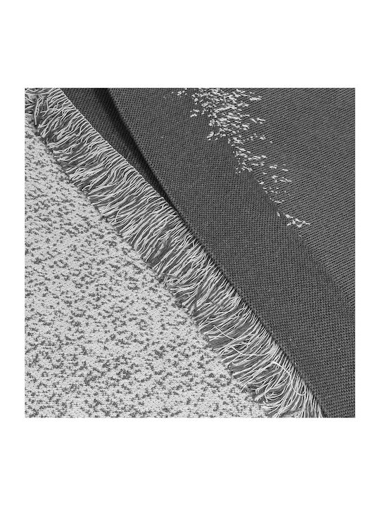 Lino Home Meliki Ριχτάρι Πολυθρόνας Πλεκτό 180x180εκ. D. Grey