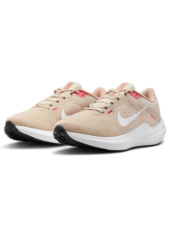 Nike Air Winflo 10 Γυναικεία Αθλητικά Παπούτσια Running Sanddrift / Hemp / Sea Coral / White