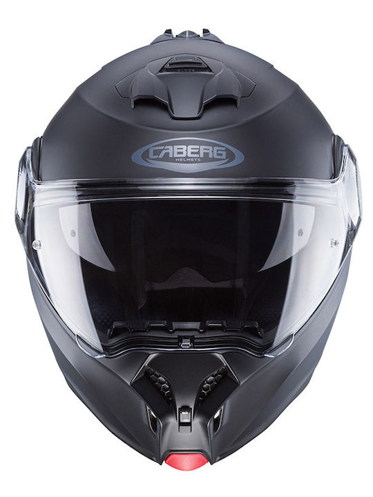 Caberg Duke Evo Matt Black Κράνος Μηχανής Flip-Up ECE 22.06 1550gr με Pinlock