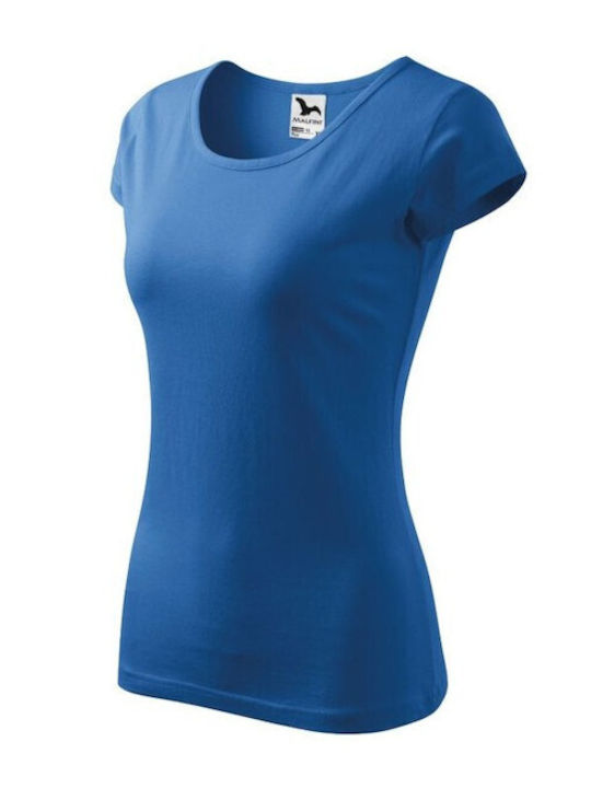 Malfini Women's Short Sleeve Promotional T-Shirt Blue