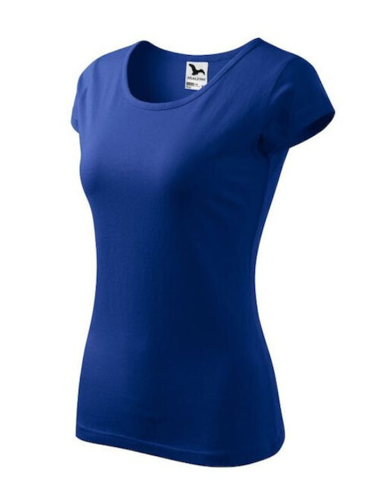 Malfini Women's Short Sleeve Promotional T-Shirt Blue