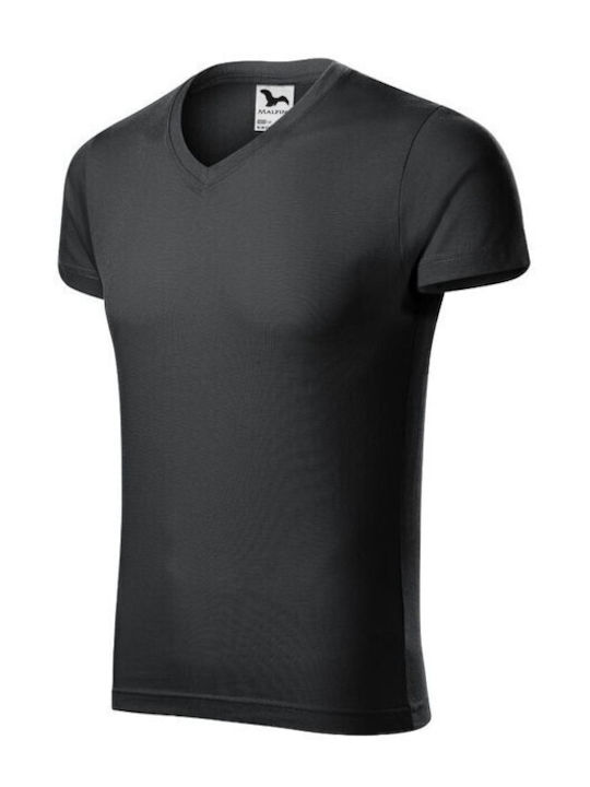 Malfini Ανδρικό Διαφημιστικό T-shirt Κοντομάνικο σε Χρώμα