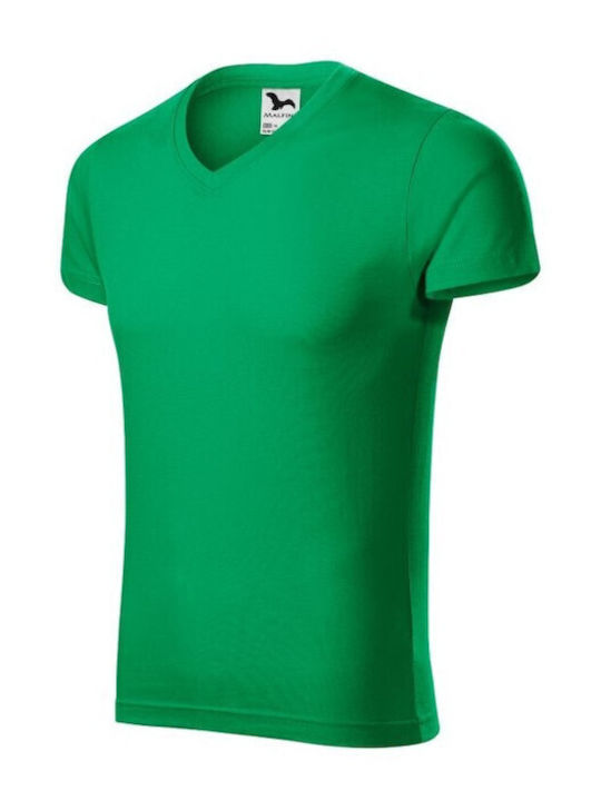 Malfini Ανδρικό Διαφημιστικό T-shirt Κοντομάνικο σε Χρώμα