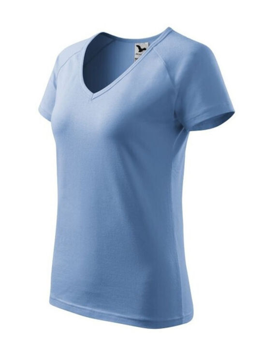 Malfini Women's Short Sleeve Promotional T-Shirt Blue 128-15