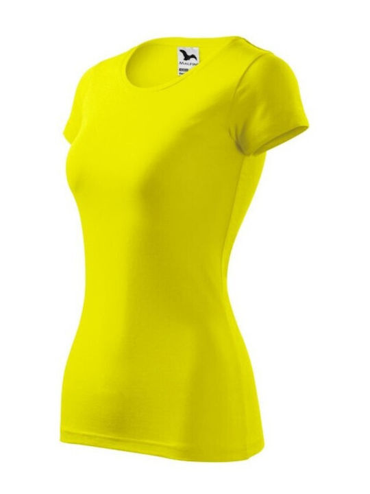 Malfini Women's Short Sleeve Promotional T-Shirt Yellow