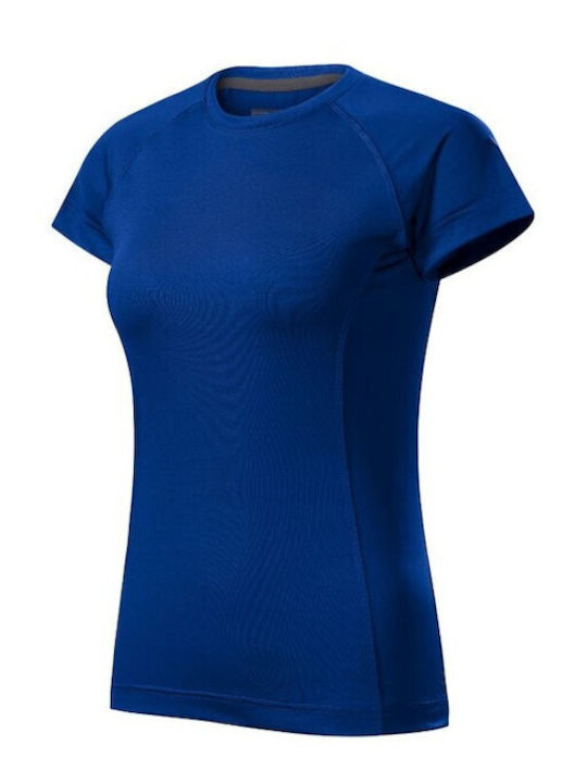 Malfini Women's Short Sleeve Promotional T-Shirt Blue