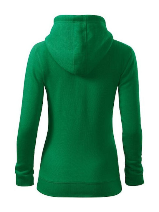 Malfini Women's Long Sleeve Promotional Cardigan Green