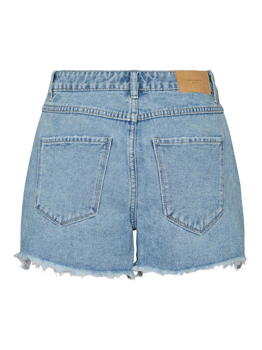 Vero Moda Women's Jean High-waisted Shorts Light Blue