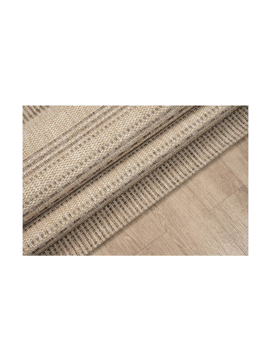 Newplan Ethnik 203607C Covor Rectangular Din paie Brown / Caramel Beige