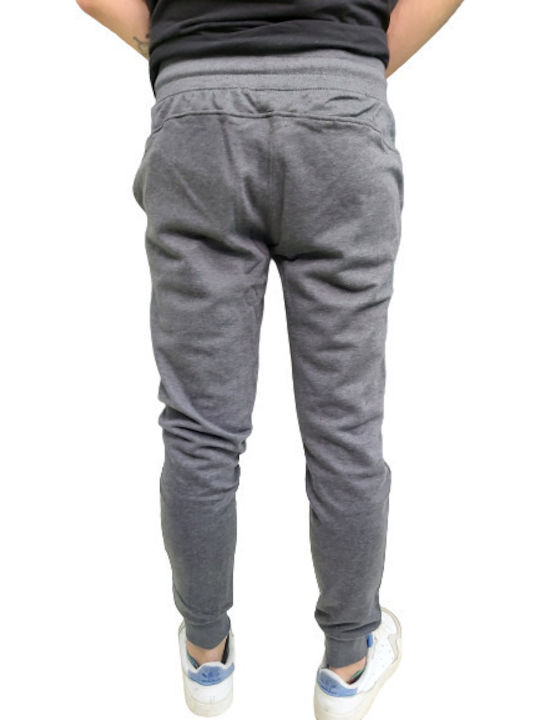 GSA 17-18044 Men's Sweatpants with Rubber Charcoal