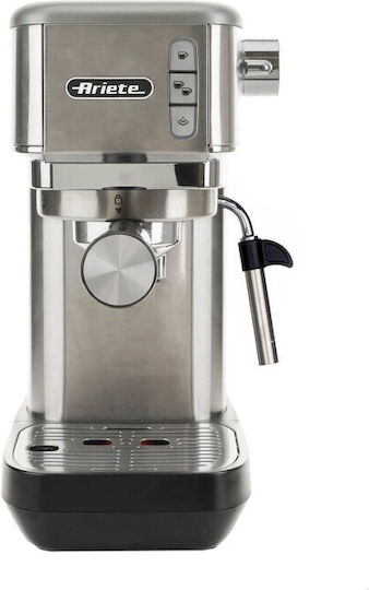 Ariete 1380/10 Μηχανή Espresso 1300W Πίεσης 15bar Ασημί 00M138010AR0