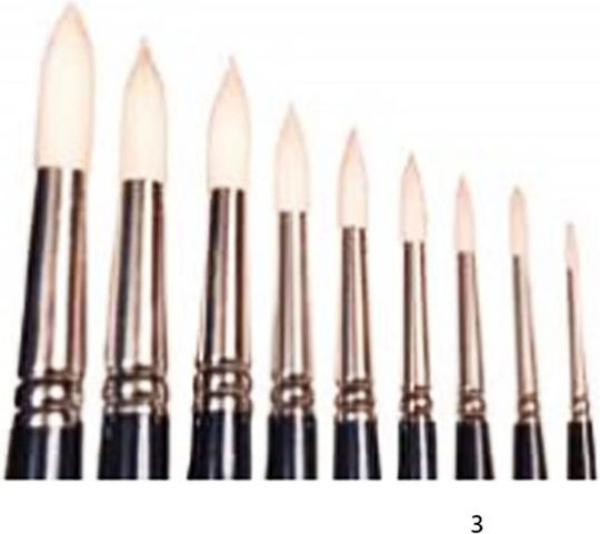 Art & Hobby Round Paint Brush No3
