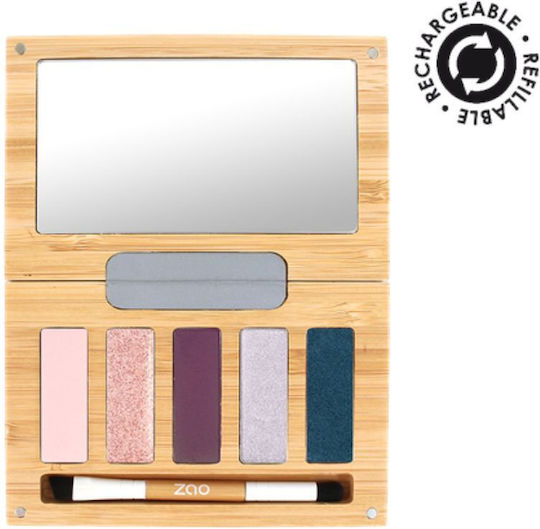 Zao Organic Makeup Night & Roses Палитра с Сенки за Очите в Пресована Пудра