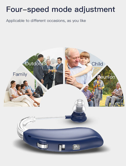 Powertech Rechargeable Hearing Aid for Left Ear PT-1096