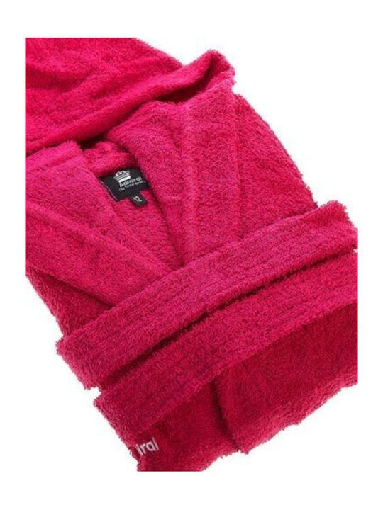 Admiral Kids Hooded Bathrobe Fuchsia