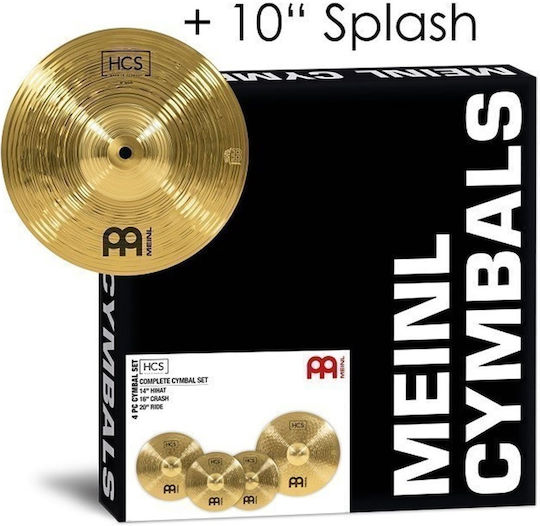 Meinl Σετ Πιατινιών Complete Cymbal (14" Hi-Hat, 16" Crash, 20" Ride)