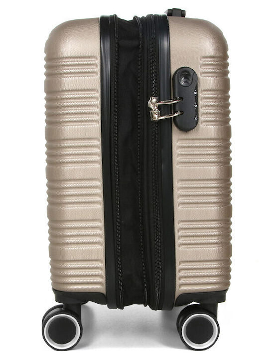 WORLDLINE Worldline Koffer Kabine Hart Beige mit 4 Räder Höhe 45cm