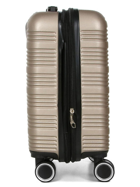 WORLDLINE Worldline Koffer Kabine Hart Beige mit 4 Räder Höhe 45cm