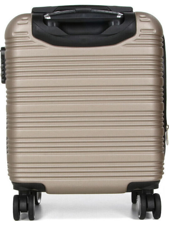WORLDLINE Worldline Koffer Kabine Hart Beige mit 4 Räder Höhe 45cm