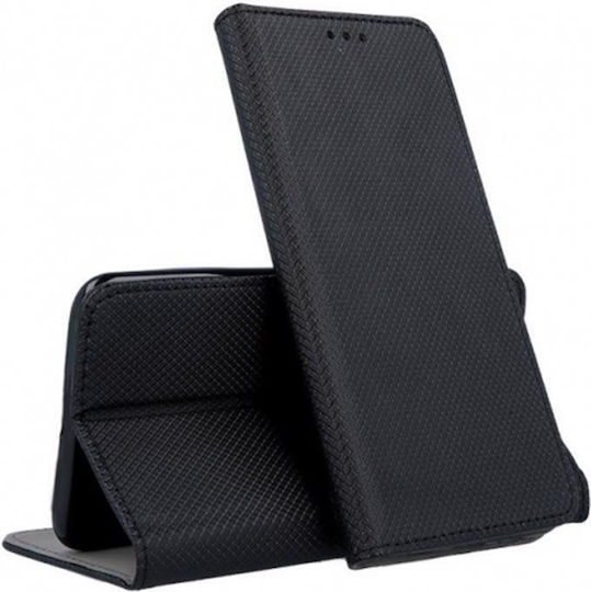 Forcell Smart Buchen Sie Synthetisches Leder Schwarz (Vivo Y21s / Y33s)