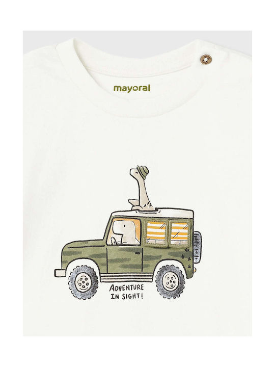 Mayoral Kids T-shirt Beige