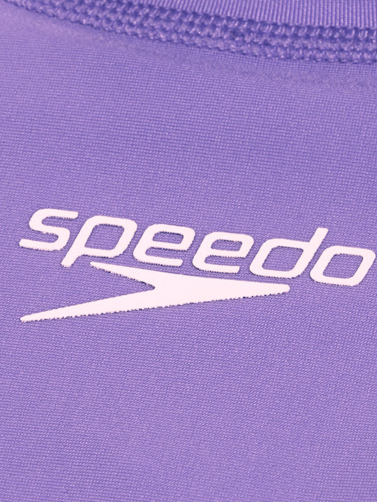 Speedo Tricou De Protecție Solară Pentru Femei Mânecă Lungă Violet UPF 40+