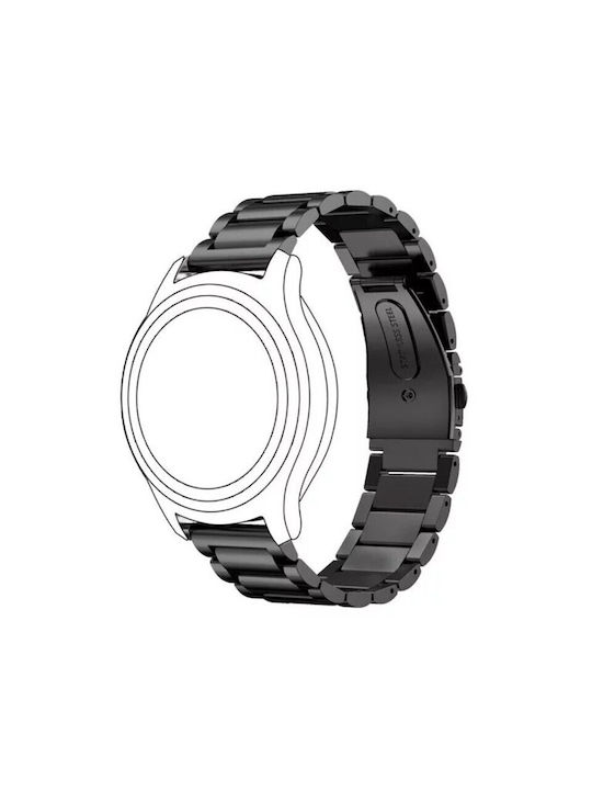 Senso Armband Rostfreier Stahl Schwarz (Galaxy Watch (46mm) / Gear S3) SEBSMS3JB