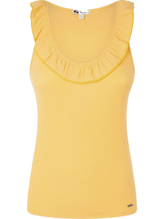 Dorina Damen Sommer Bluse Ärmellos Shine