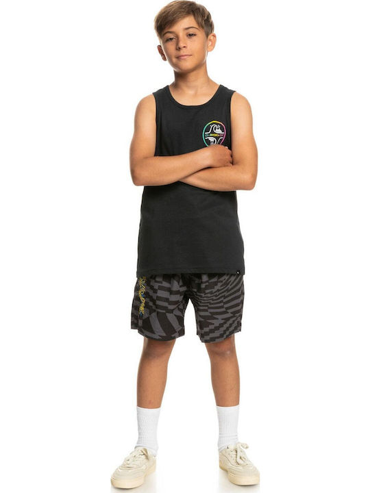 Quiksilver Radical Out Παιδικό Μαγιό Βερμούδα / Σορτς Μαύρο