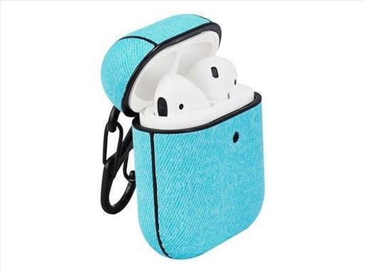 TerraTec Air Box Θήκη Υφασμάτινη σε Μπλε χρώμα για Apple AirPods