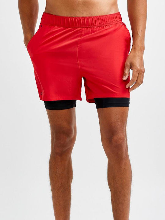 CRAFT ADV ESSENCE 2-1 STRECH SHORT RED 1908764-430000