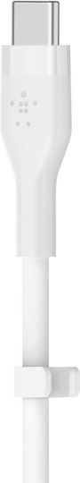 Belkin Flex USB-C to Lightning Cable 15W White 1m (CAA009bt1MWH)
