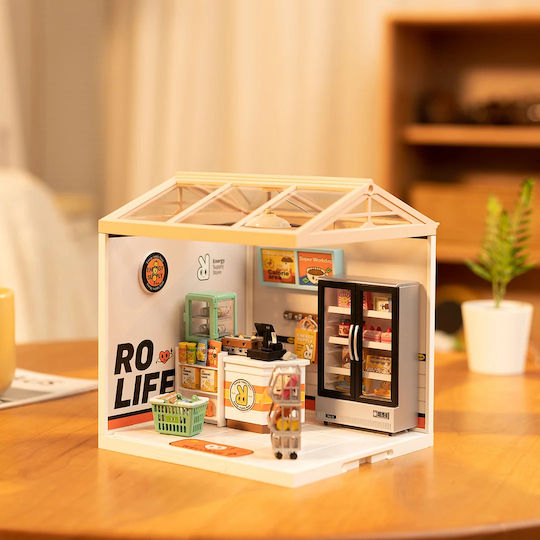 Robotime Papier-Bauspielzeug Energy Supply Store für Kinder ab 8+ Jahre Jahren
