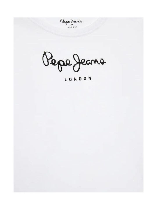 Pepe Jeans Tricou pentru copii Alb